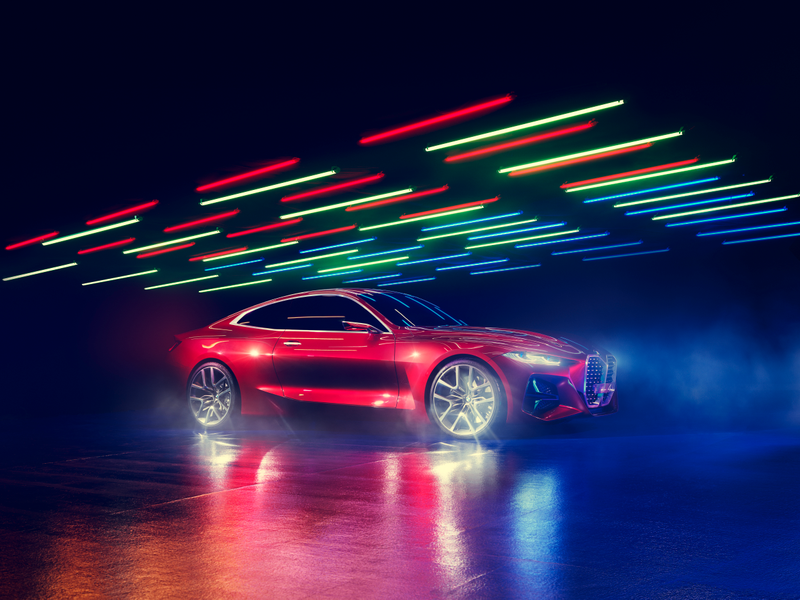 Illustration for article titled The BMW Concept 4 Is All Grille, All The Time
